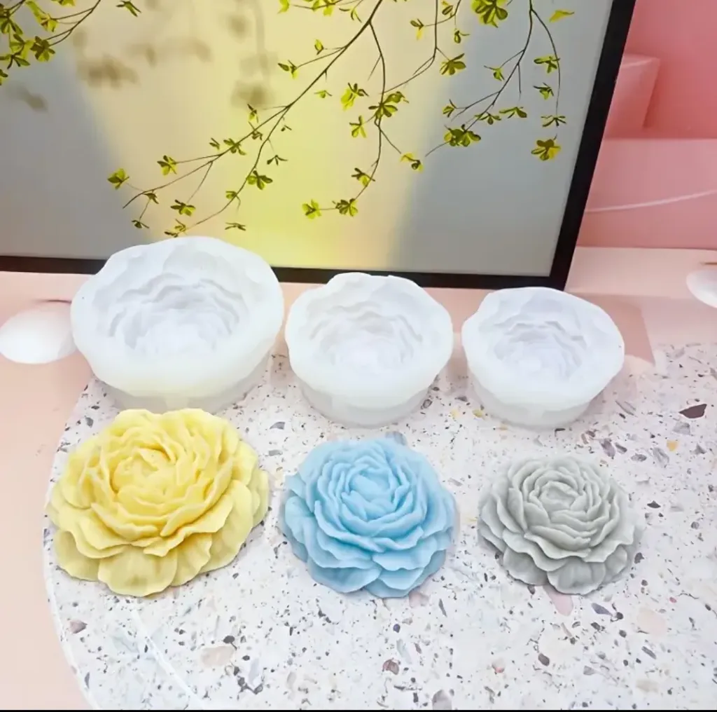 [SM-5] قالب سيليكون شكل ورد جوري (S)