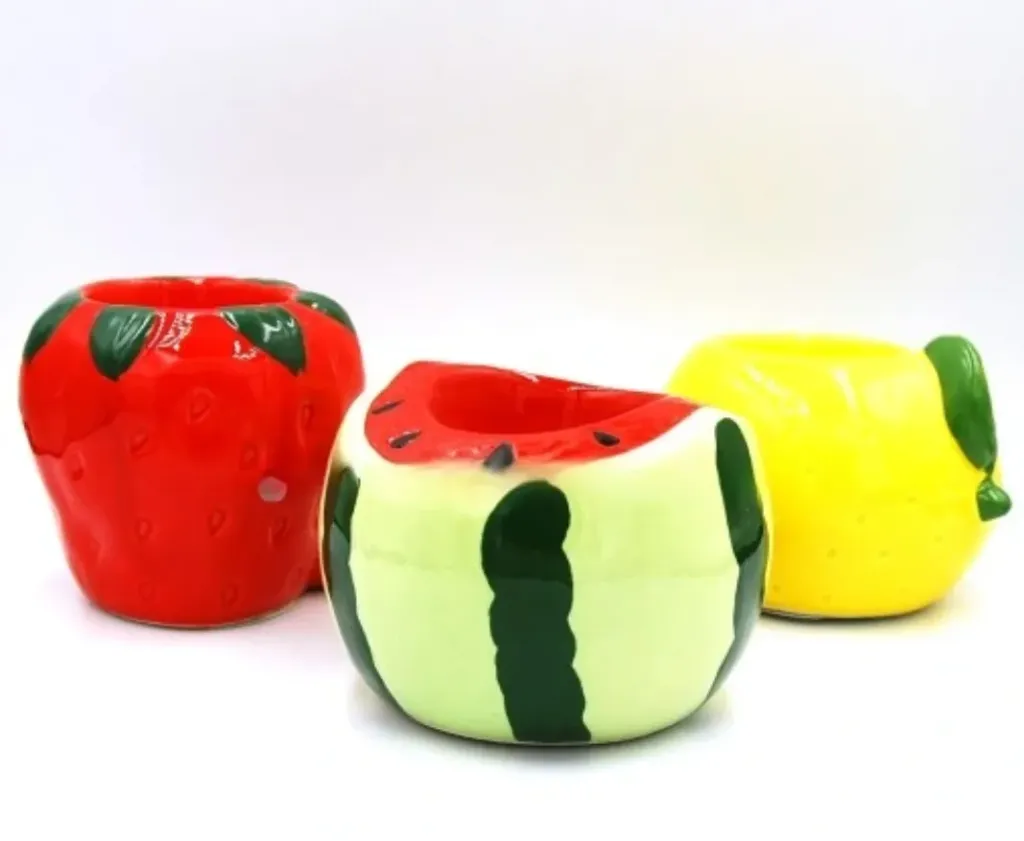 كاسات الشمع فواكه (فراولة, قالب ضيق)